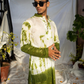 Stylish Green Batik Kurta