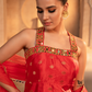 Tammanna - Cherry Red Petal Set