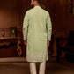 Chartreuse White Sequin Kurta