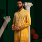 Yellow Handicraft Kurta