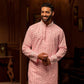 Baby Pink Chander Kurta