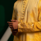 Yellow Handicraft Kurta