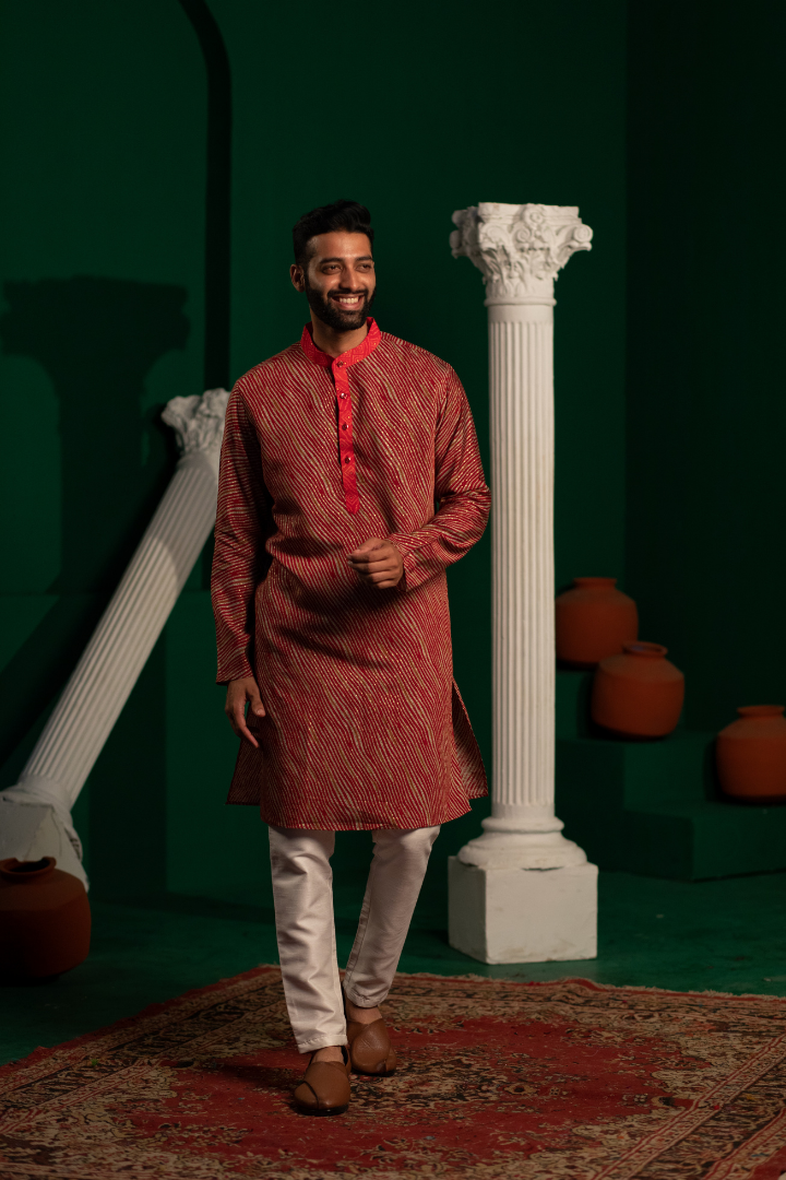 Rose Digital Print Kurta