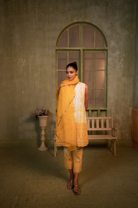 Tammanna - Old Marigold Pearl Kurta Pant