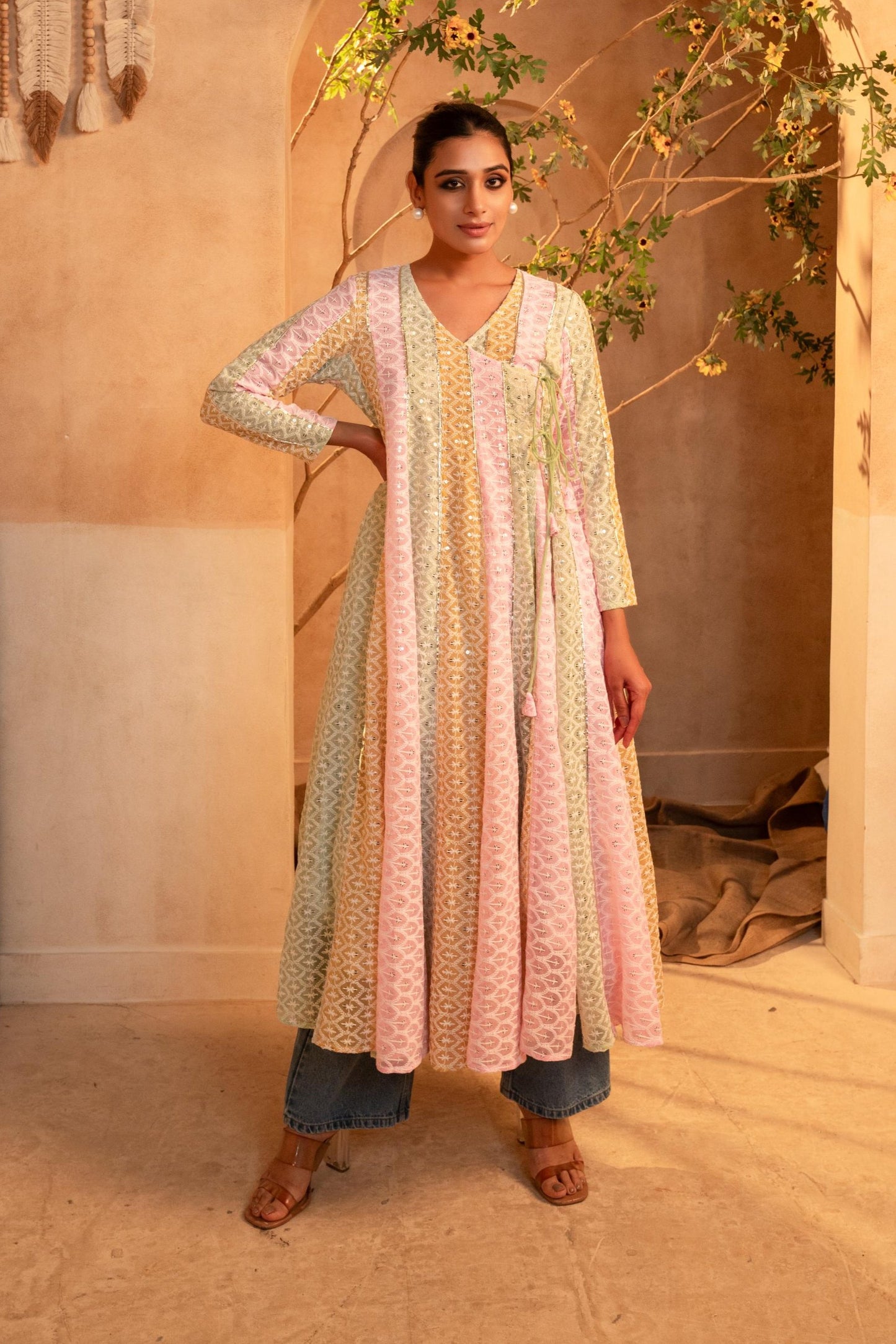 Tammanna - Earthy Embroiderry Tunic