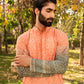 Elegant Pumpkin Shaded Kurta