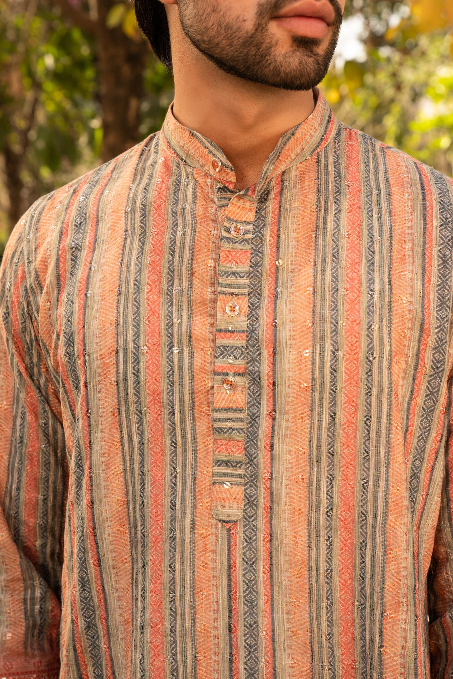 Spicy Ginger Shaded Kurta