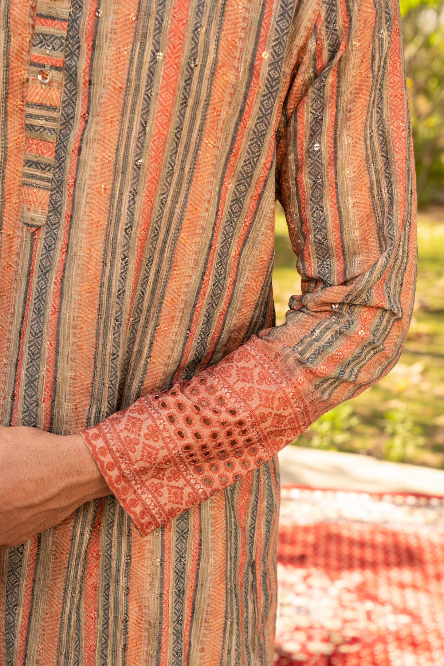 Spicy Ginger Shaded Kurta