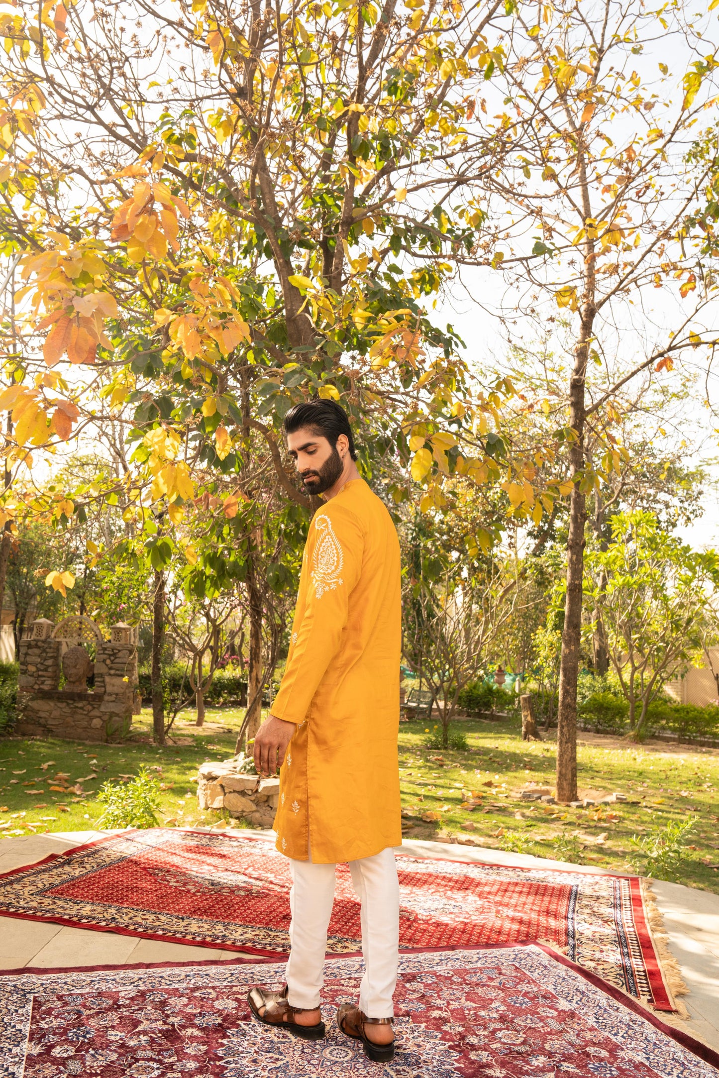 Vibrant Banana Yellow Kurta