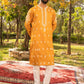 Vibrant Banana Yellow Kurta