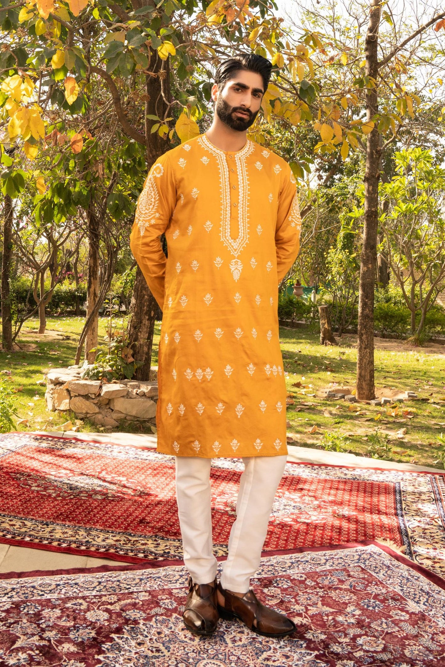 Vibrant Banana Yellow Kurta