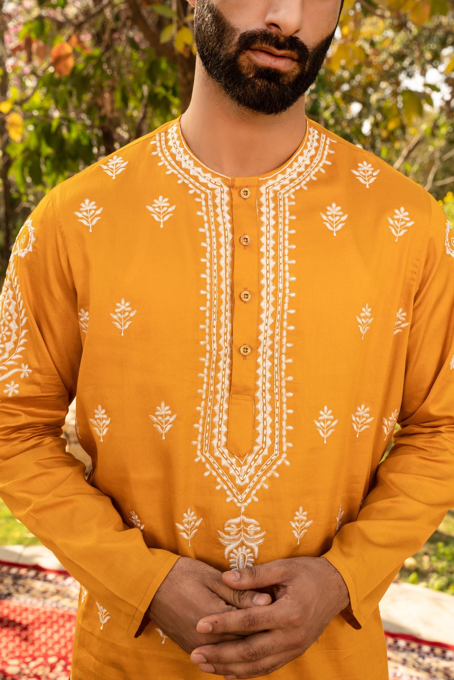 Vibrant Banana Yellow Kurta