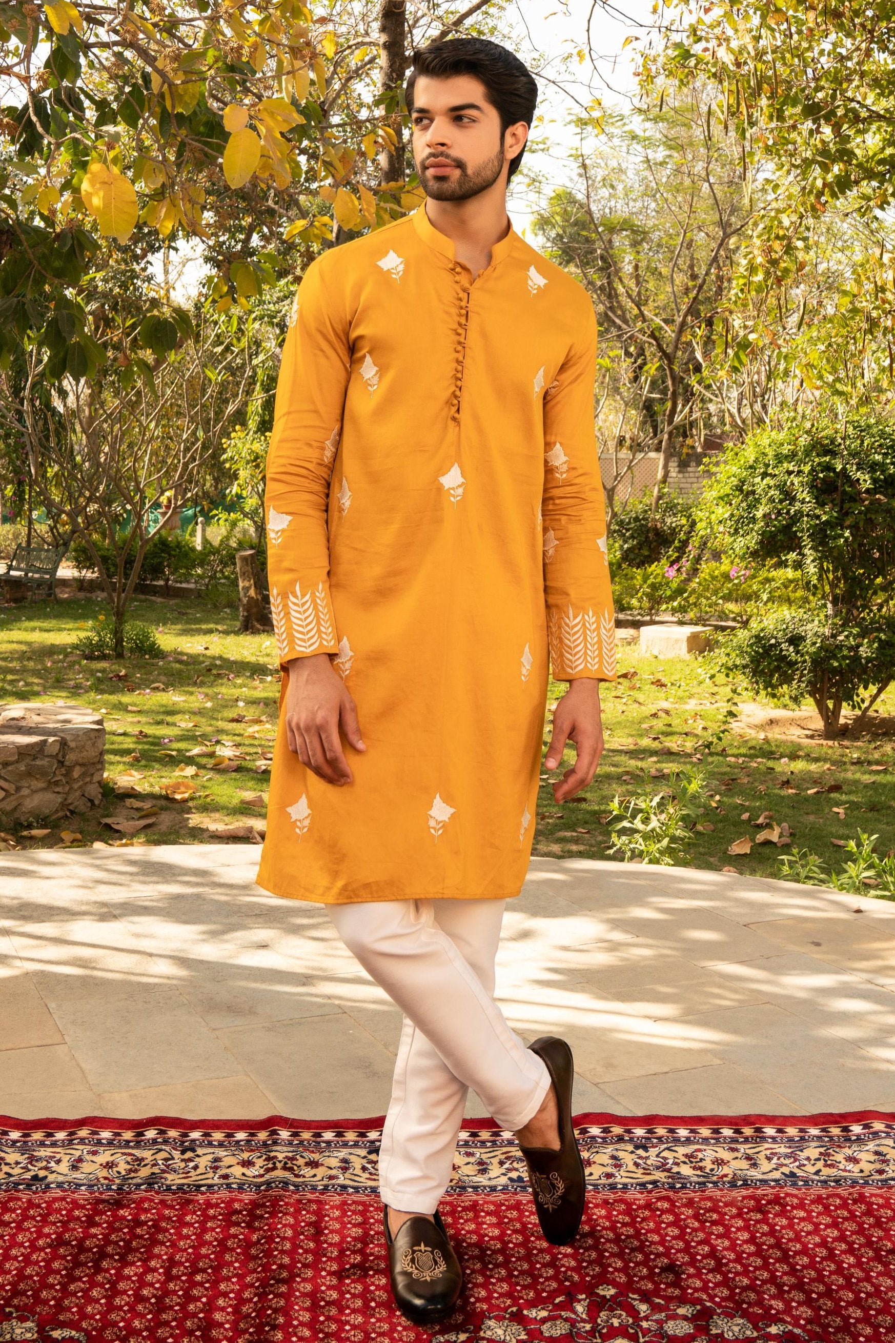 Haldi Ceremony Kurta for Men Haldi Kurta for Sale Kzari The Design Studio