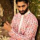 Vibrant Coral Pink Digital Print Kurta