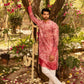 Vibrant Deep Pink Batik Kurta