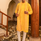 Radiant Google Yellow Mirror Foil Kurta Set