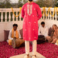 Fuscia Pink Kanch Kurta