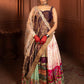 Devi Purple Coneflower Mirror Lehenga in Organza and Silk