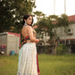 Floral Blouse with Vibrant Lehenga & Chiffon Dupatta