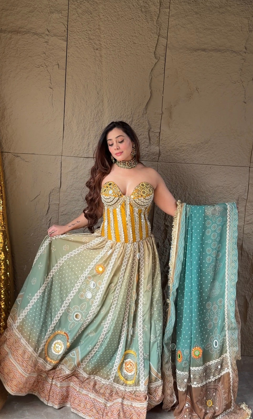 Pickling Pistachio Corset Leganga