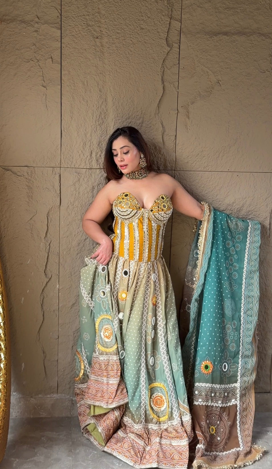 Pickling Pistachio Corset Leganga