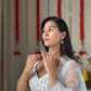 Moti White kurta Plazo with Dupatta