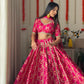 Baby Pink Blossom Lehanga Blouse Dupatta