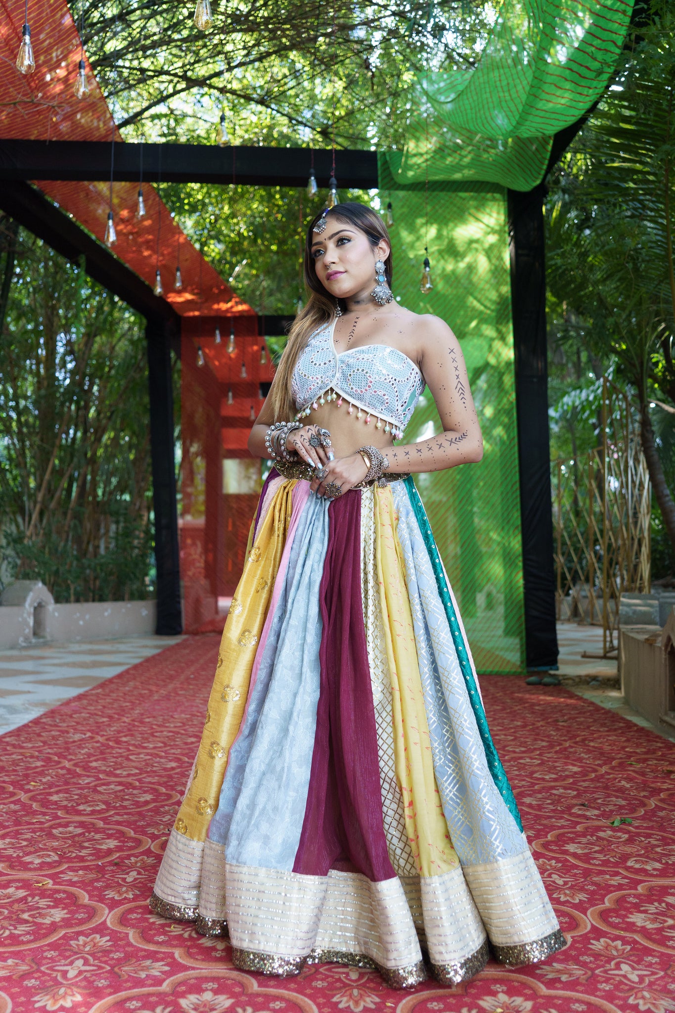 Buy Designer Lehenga Choli Pink Net Chaniya Choli Online - LLCV00487 |  Andaaz Fashion