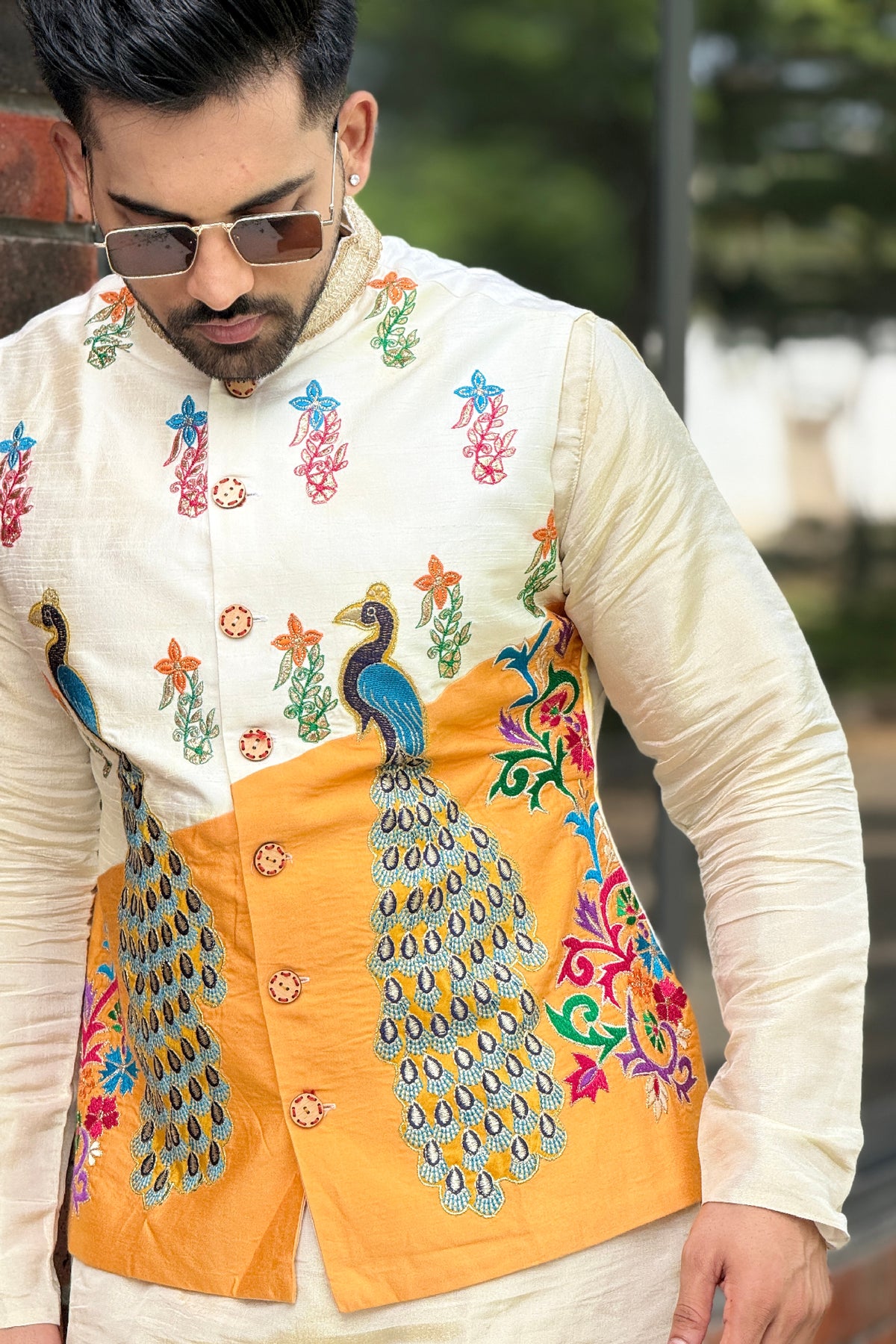 Peacock Patakha Maharaja Set