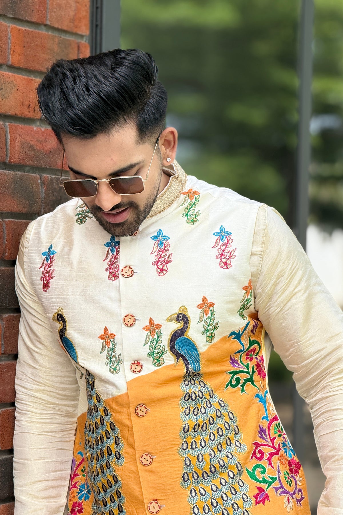 Peacock Patakha Maharaja Set