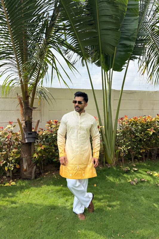 Ivory Se Sunehra Kurta