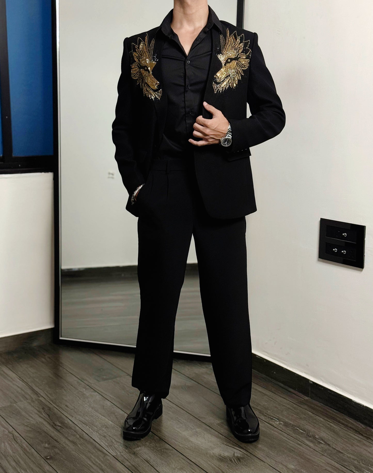 Small Lion Blazer with Pants