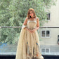 White Peacock Anarkali