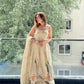 White Peacock Anarkali