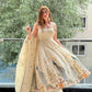White Peacock Anarkali