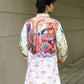 White peacock all over patch work