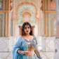 Odette Blue Sequence Lehenga Choli