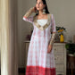Laal Gulab Mirror Kurta Pant