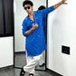 Blue Emerald Mirror Kurta