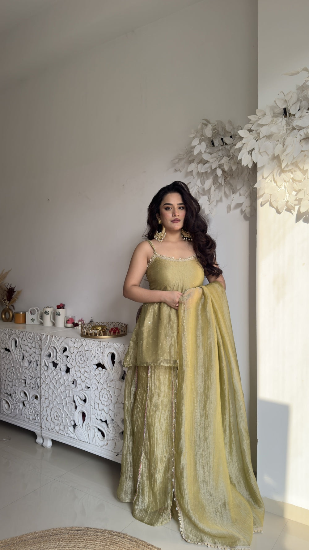 Seaweed Pickle Kurta Plazzo Set