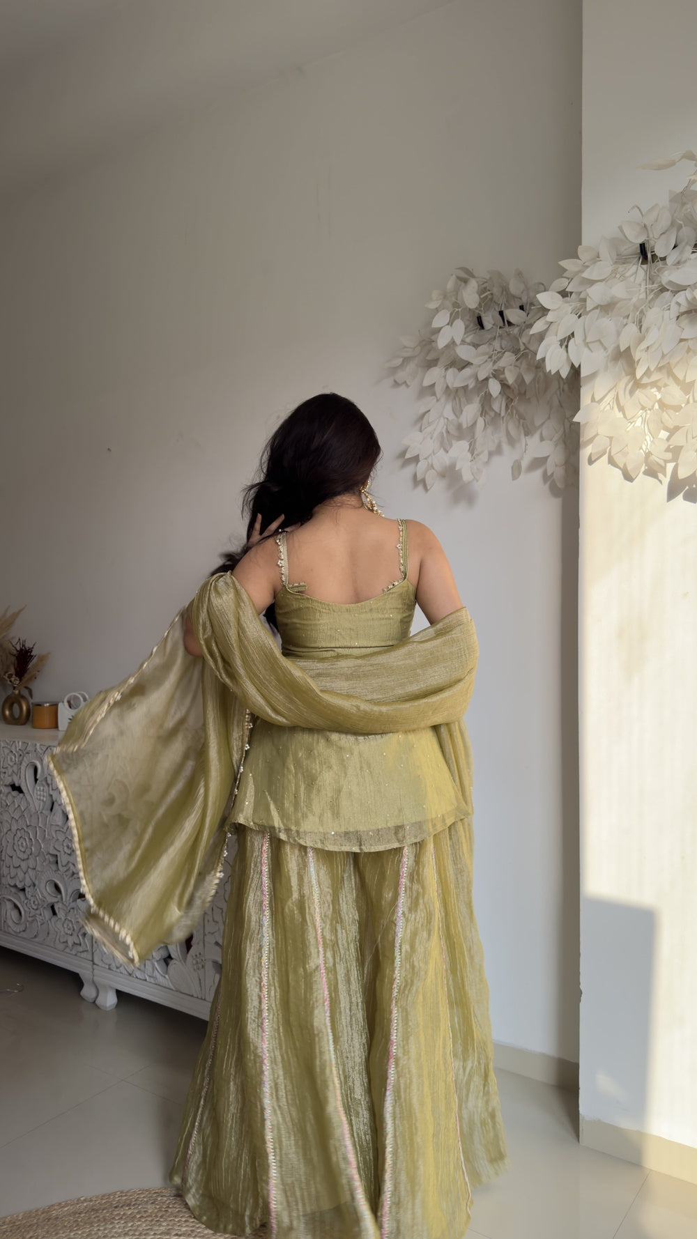 Seaweed Pickle Kurta Plazzo Set