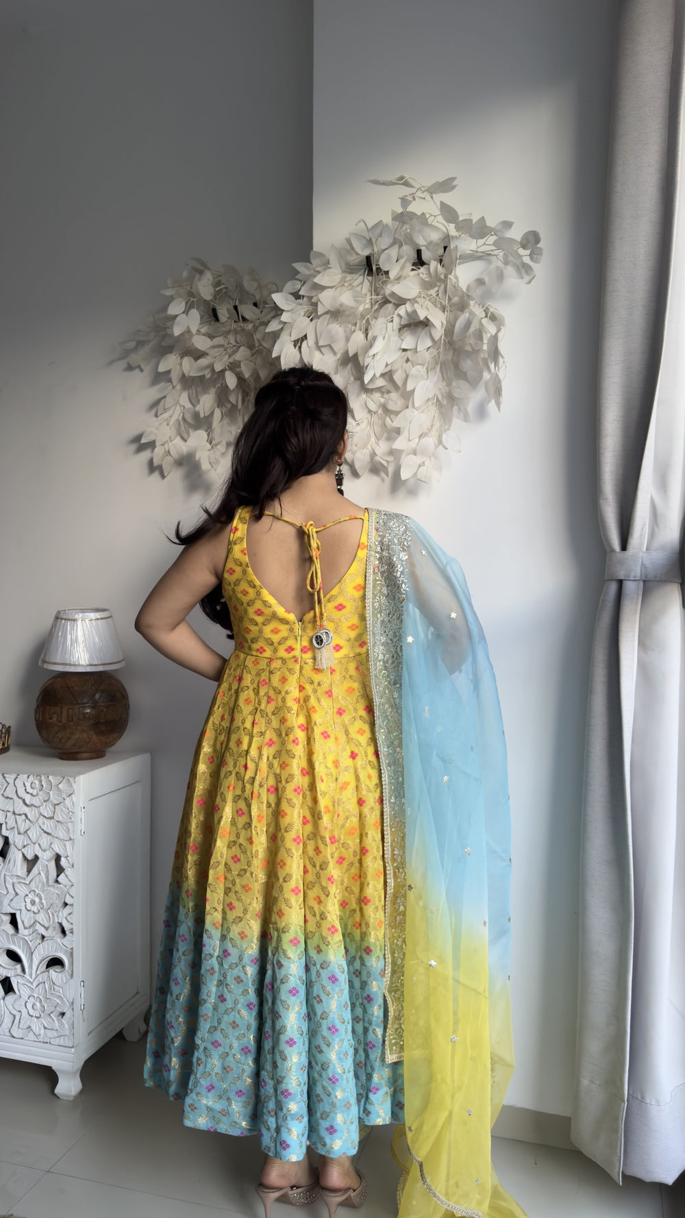 Lemon Berry Anarkali