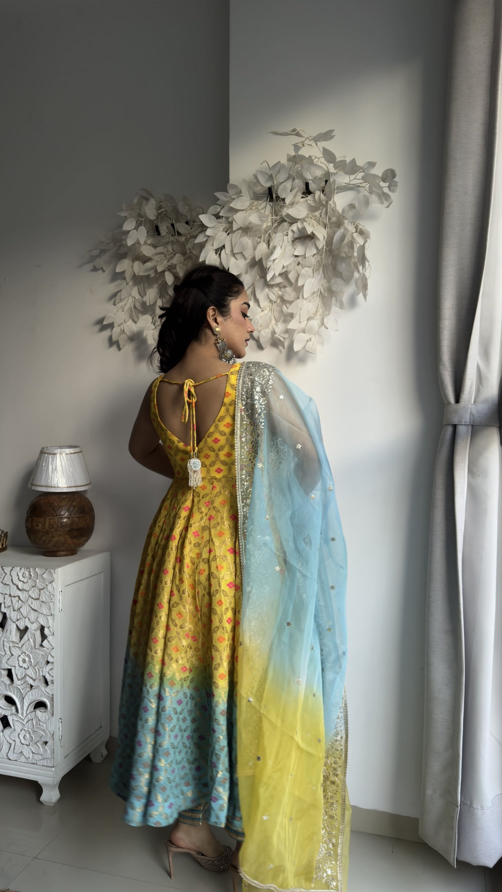 Lemon Berry Anarkali