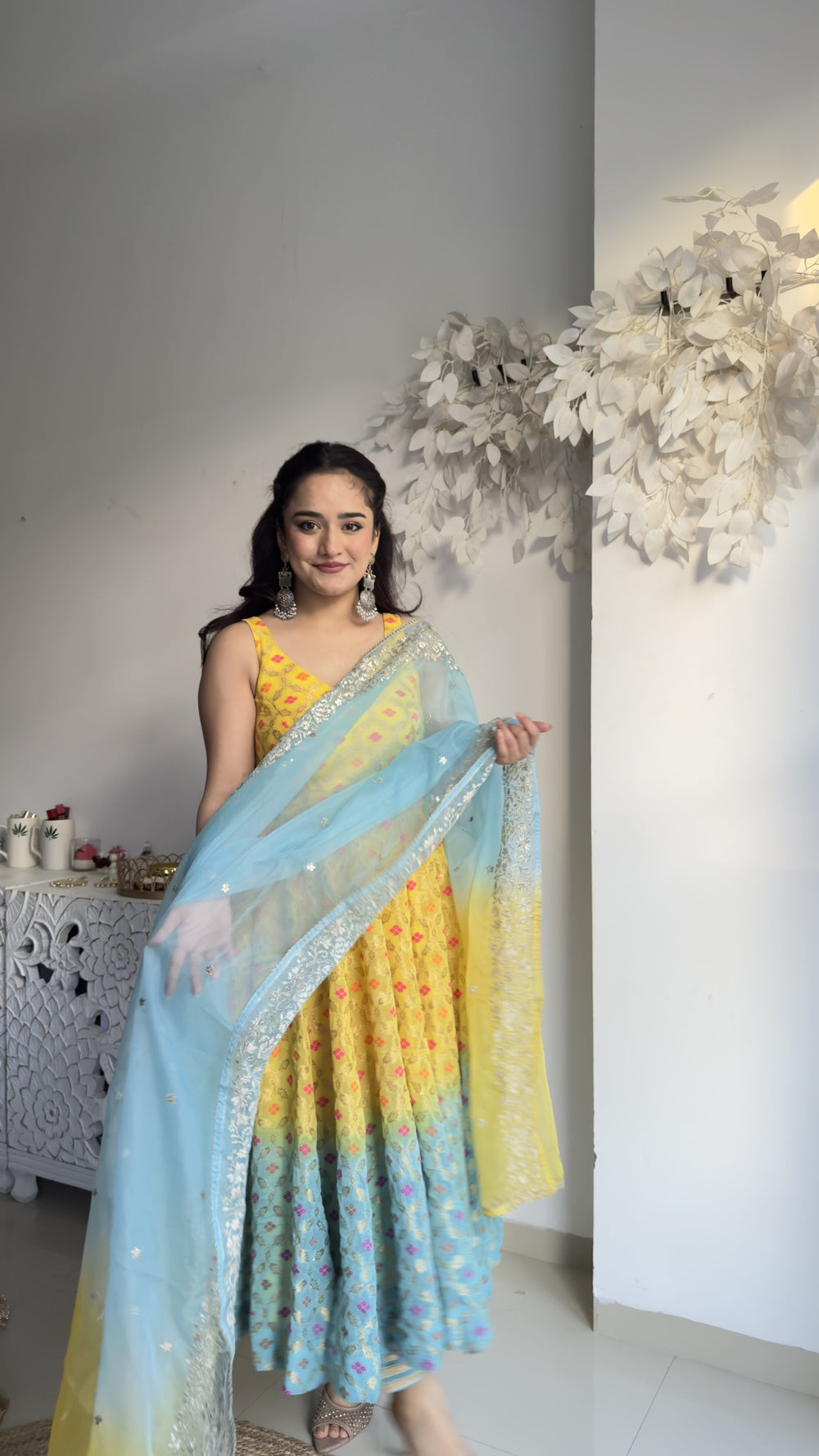 Lemon Berry Anarkali