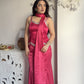 Strawberry Cord Set with Dupatta