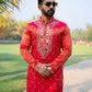 Buy Lal Kurta For Men