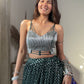 Odette Crop Top and Lehenga