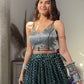 Odette Crop Top and Lehenga
