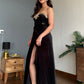 Midnight Muse Slit Gown