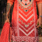 Cherry Red Bhandhani Kurta Plus Dupatta